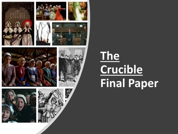 The Crucible Final Paper