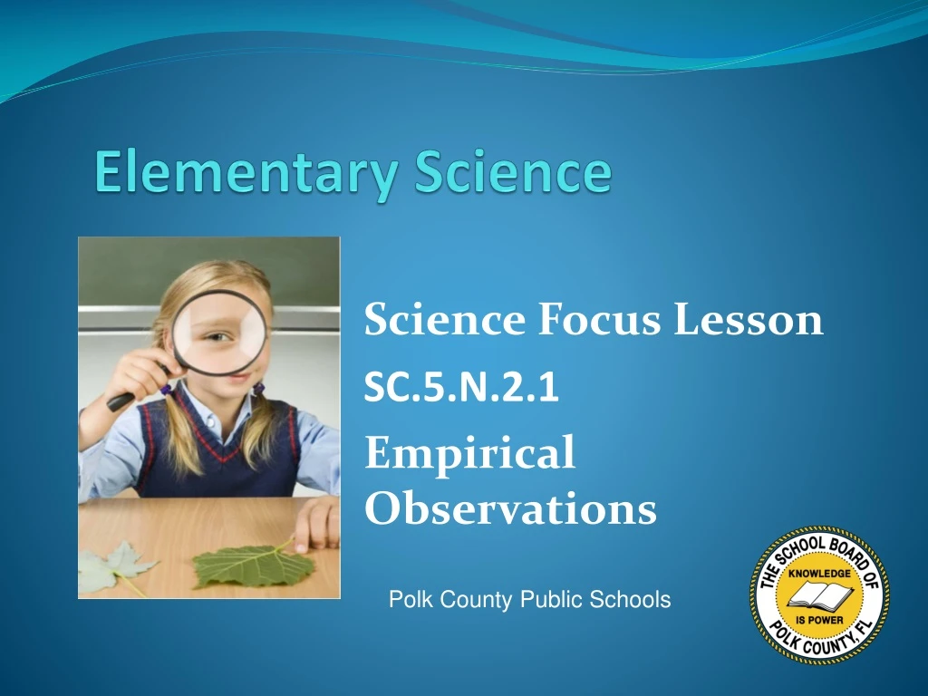 elementary science