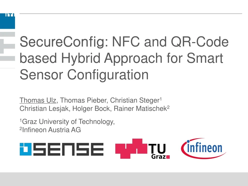 secureconfig nfc and qr code based hybrid approach for smart sensor configuration