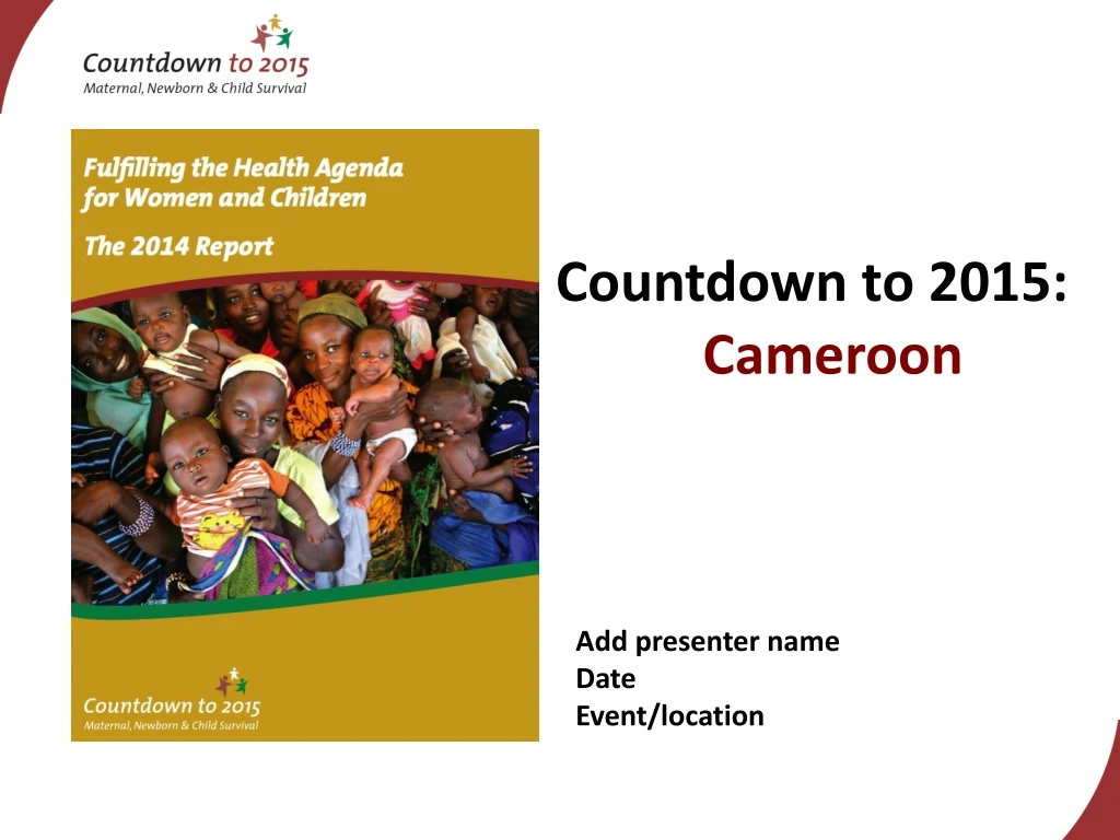 countdown to 2015 cameroon