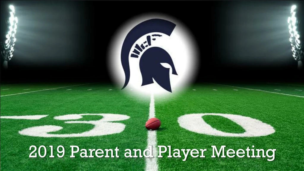 2019 parent and player meeting