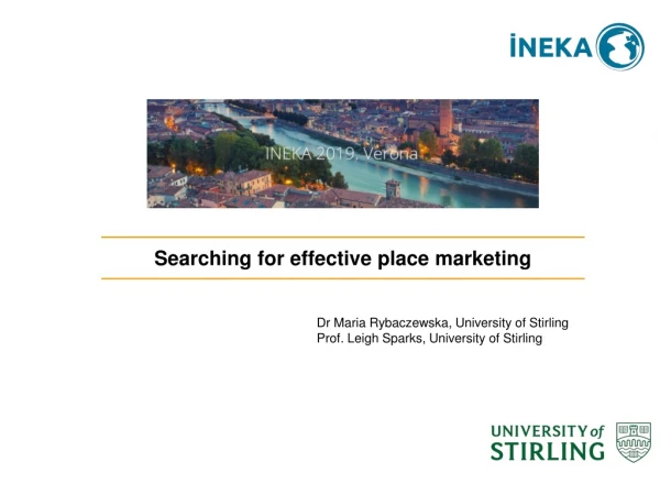 Searching for effective place marketing