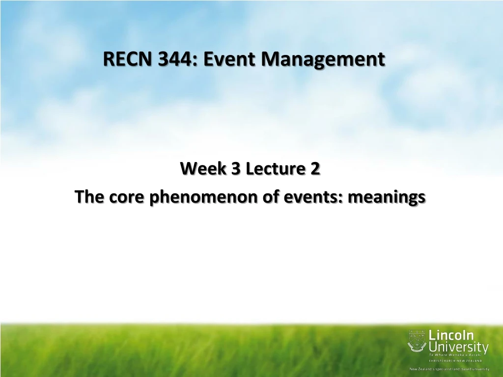 recn 344 event management