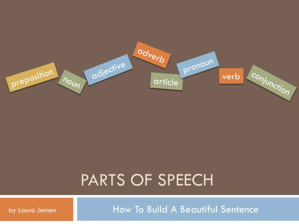 parts of speech