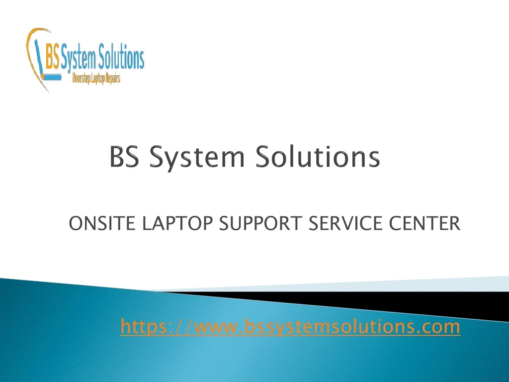 onsite laptop support service center