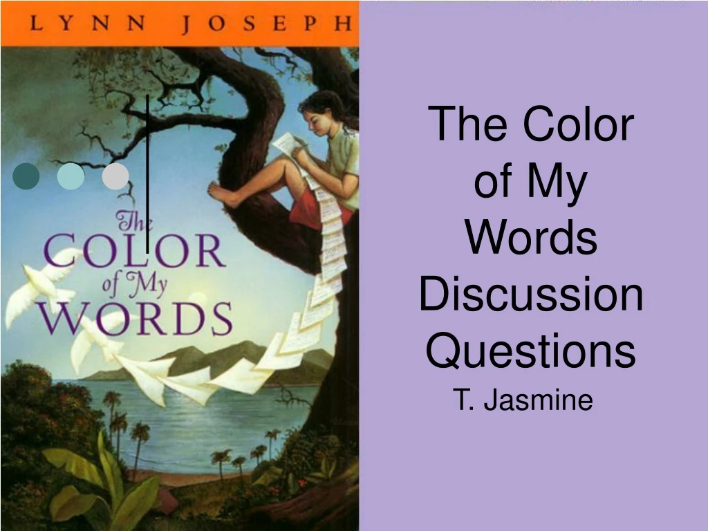 the color of my words discussion questions