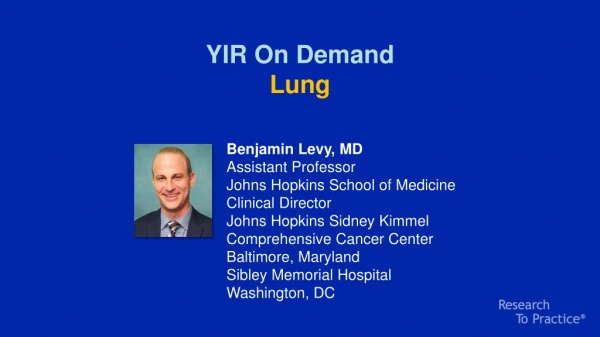 YIR On Demand Lung
