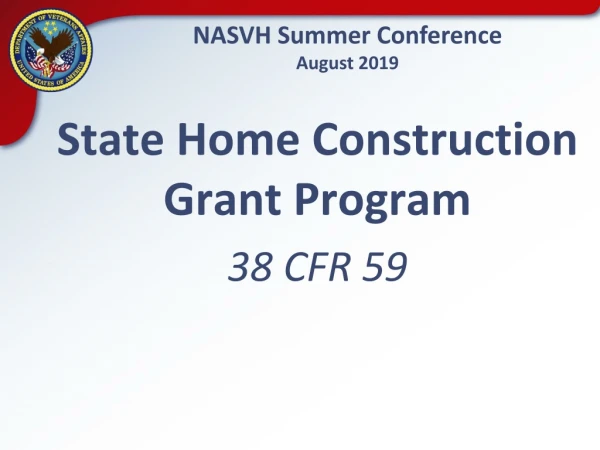NASVH Summer Conference August 2019