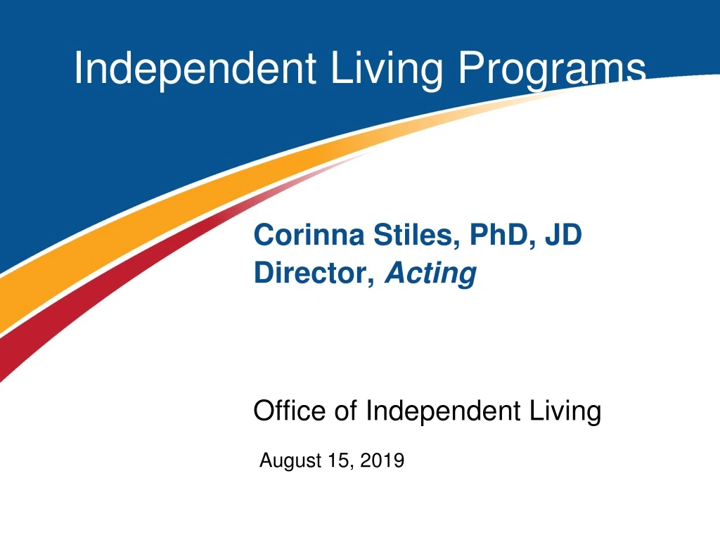 independent living programs