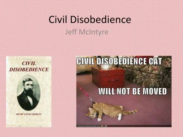 Civil Disobedience