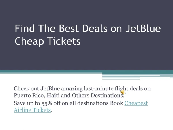 Find the best deals on flights & Airfare