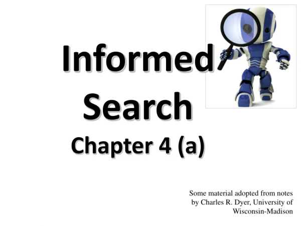 Informed Search Chapter 4 (a)