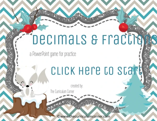 Decimals &amp; Fractions
