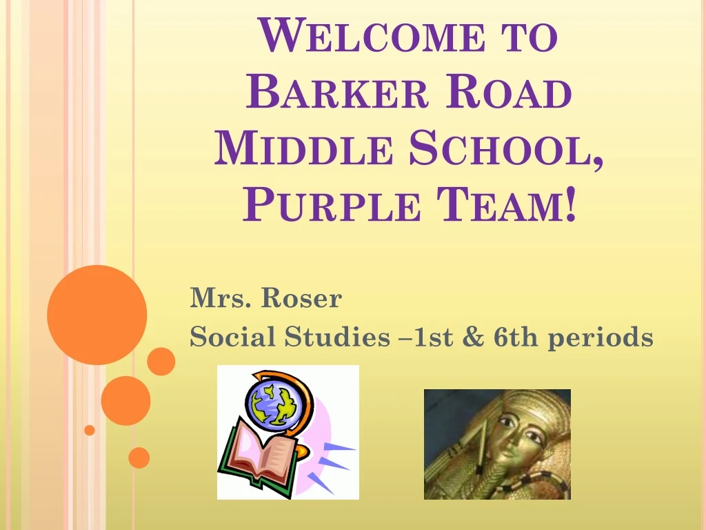 welcome to barker road middle school purple team