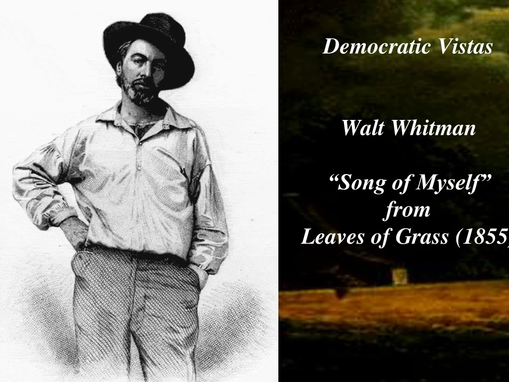 democratic vistas walt whitman song of myself