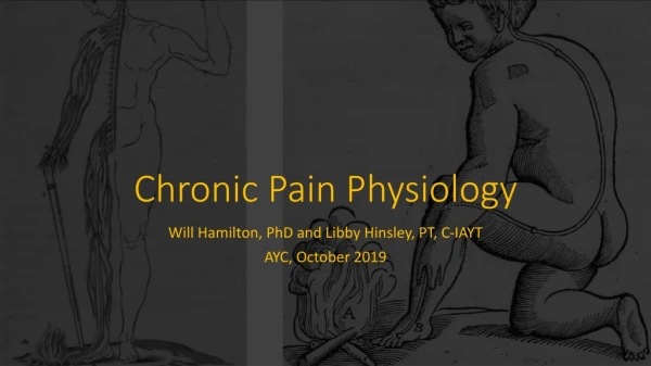 Chronic Pain Physiology