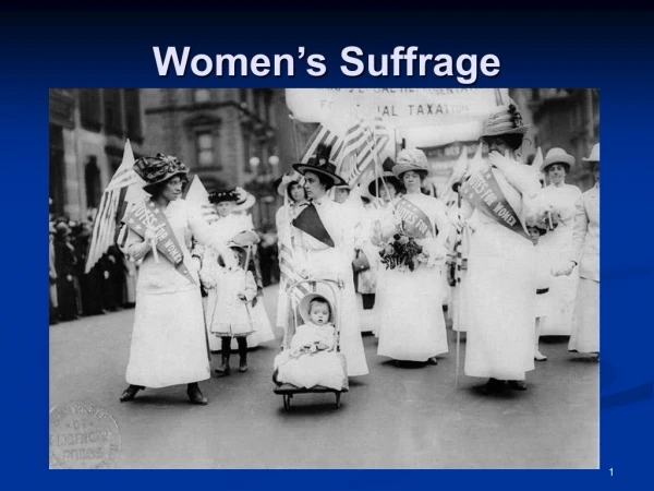 Women’s Suffrage