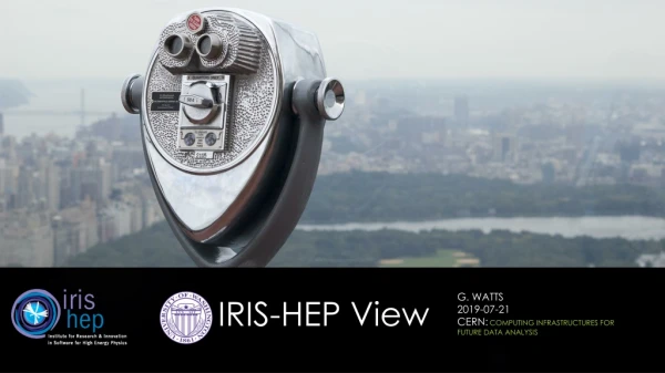 IRIS-HEP View