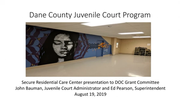 Dane County Juvenile Court Program