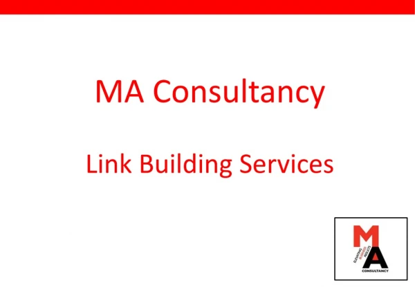 MA Consultancy Link Building Services