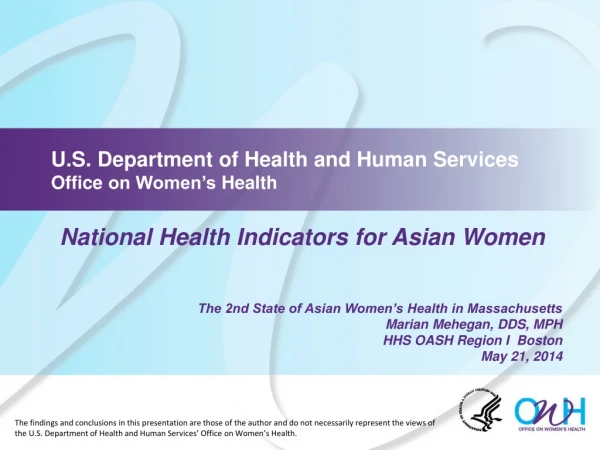 U.S. Department of Health and Human Services Office on Women’s Health