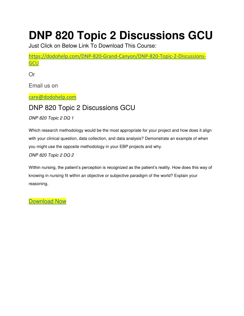 dnp 820 topic 2 discussions gcu just click