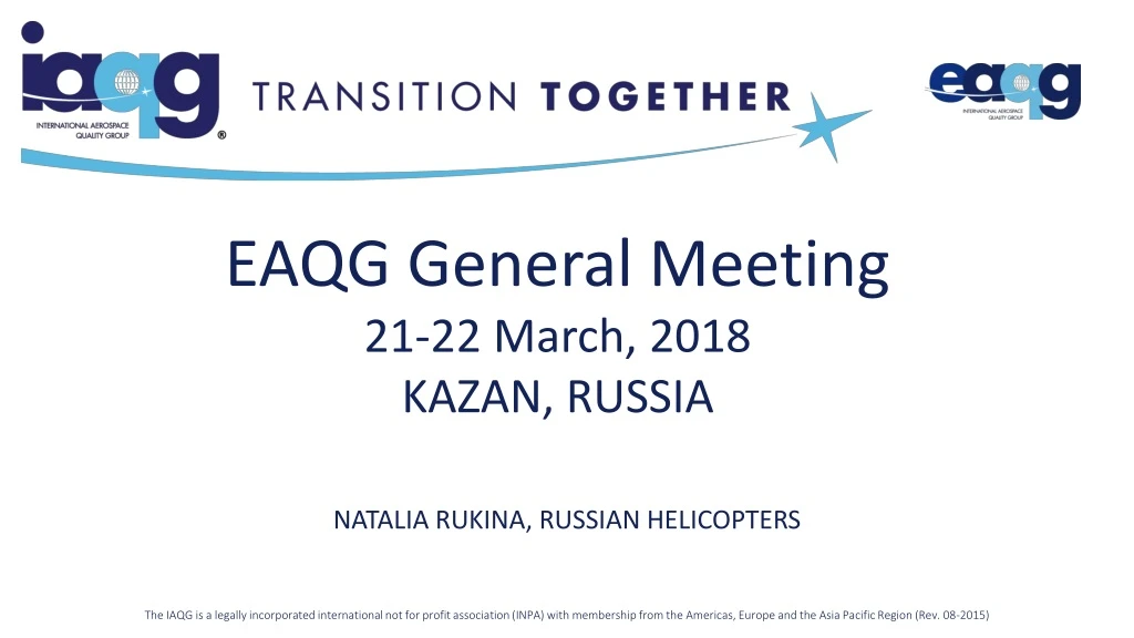 eaqg general meeting 2 1 2 2 march 2018 kazan russia