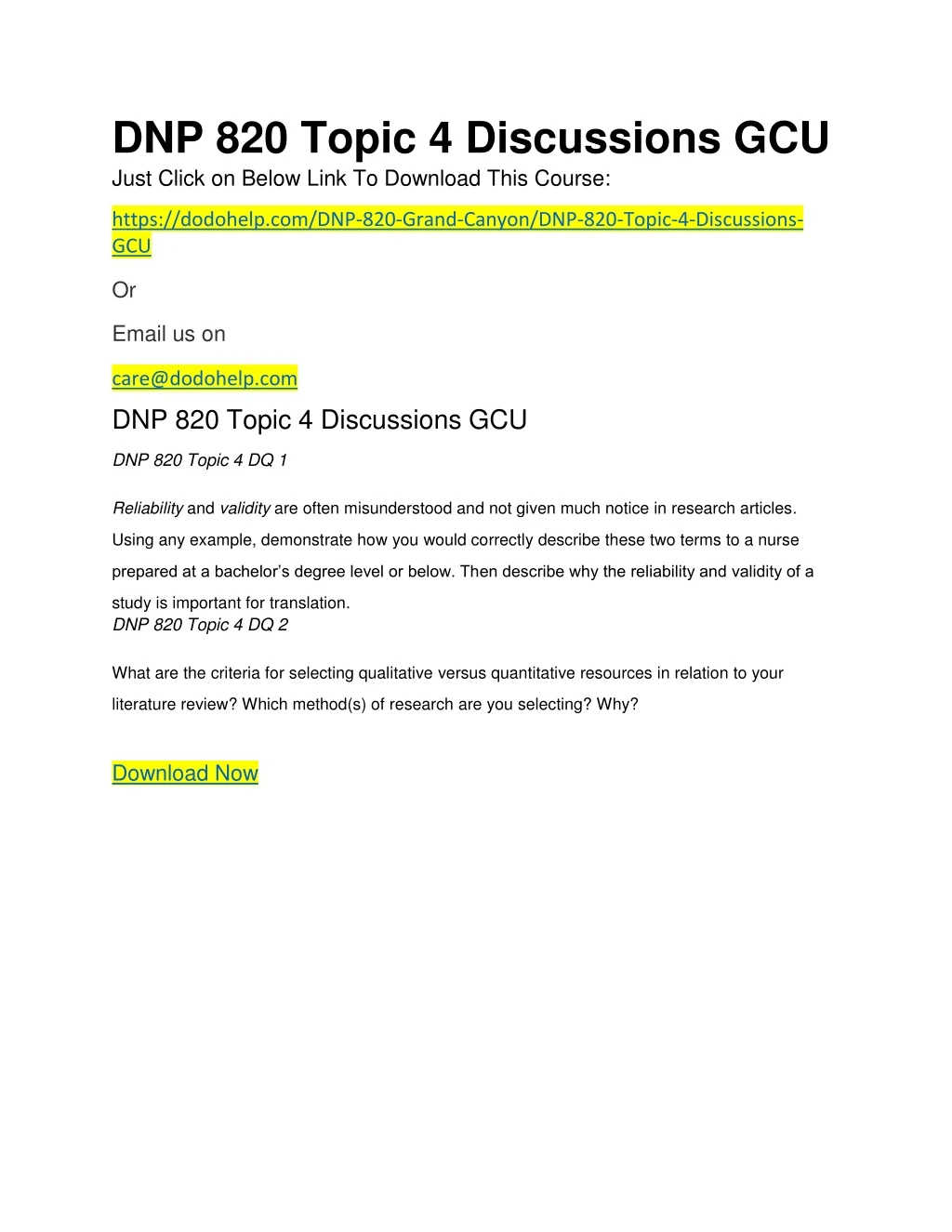 dnp 820 topic 4 discussions gcu just click