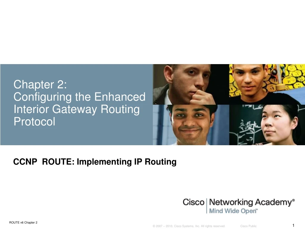 chapter 2 configuring the enhanced interior gateway routing protocol