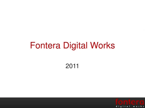 Fontera Digital Works
