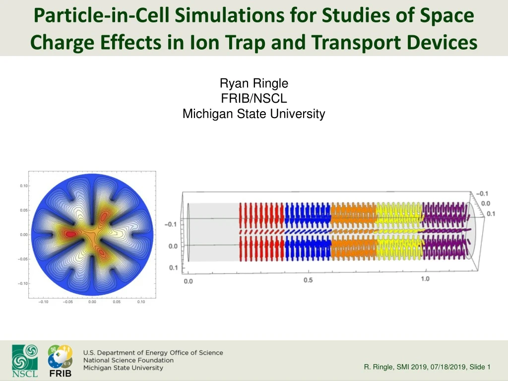 particle in cell simulations for studies of space