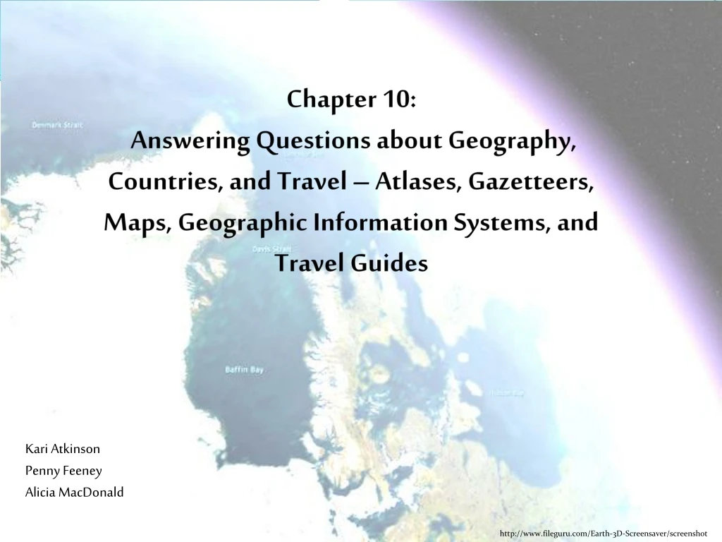 chapter 10 answering questions about geography