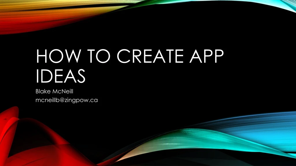 how to create app ideas