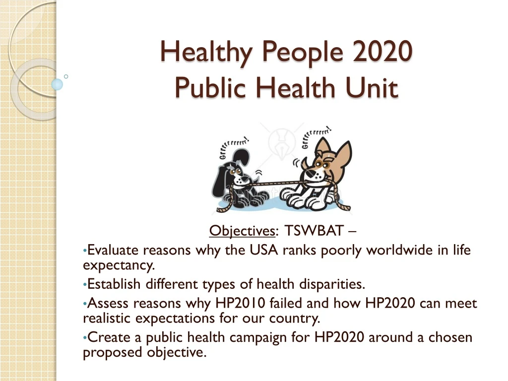 healthy people 2020 public health unit