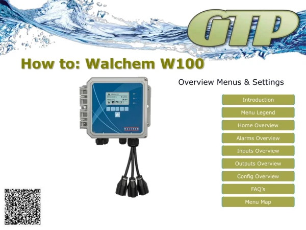 How to: Walchem W100