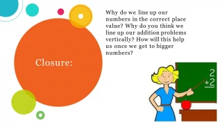 Mastering Addition Problems Using Place Value - slide 1