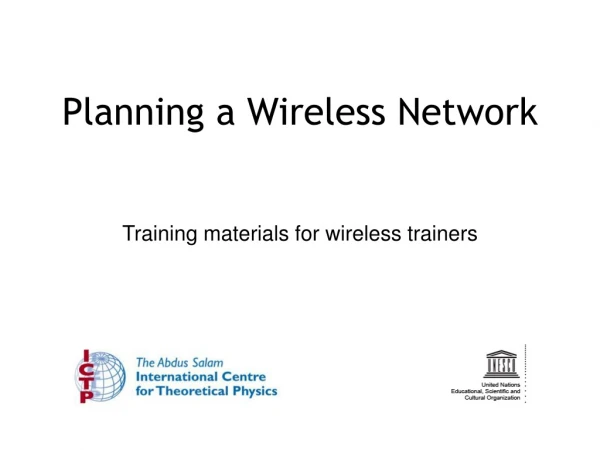 Planning a Wireless Network