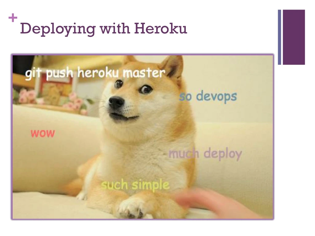 deploying with heroku