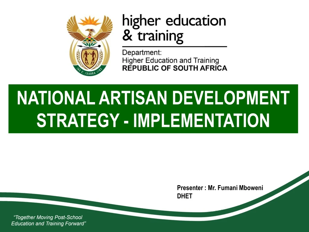 national artisan development strategy