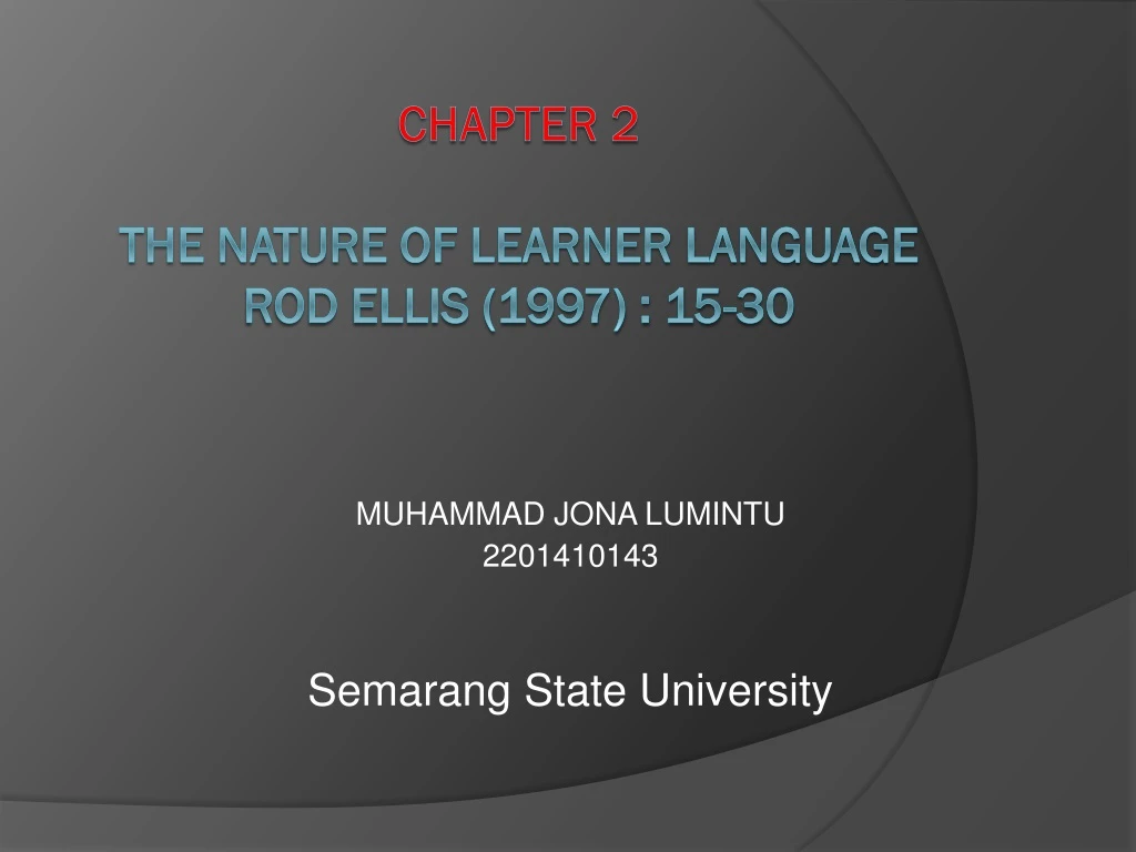 muhammad jona lumintu 2201410143 semarang state university