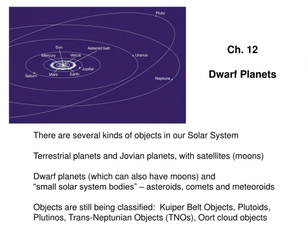 Ch. 12 Dwarf Planets