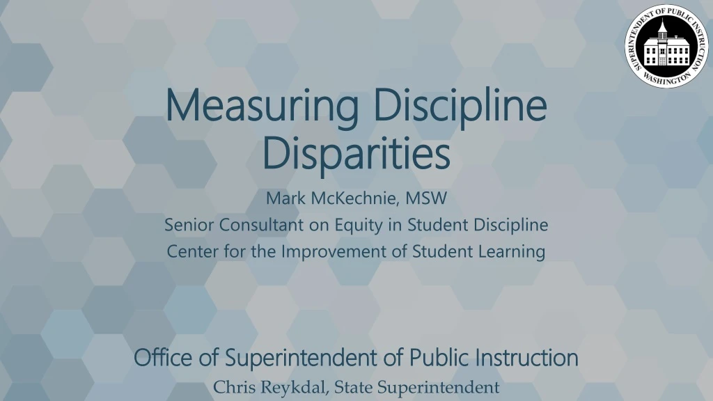measuring discipline disparities