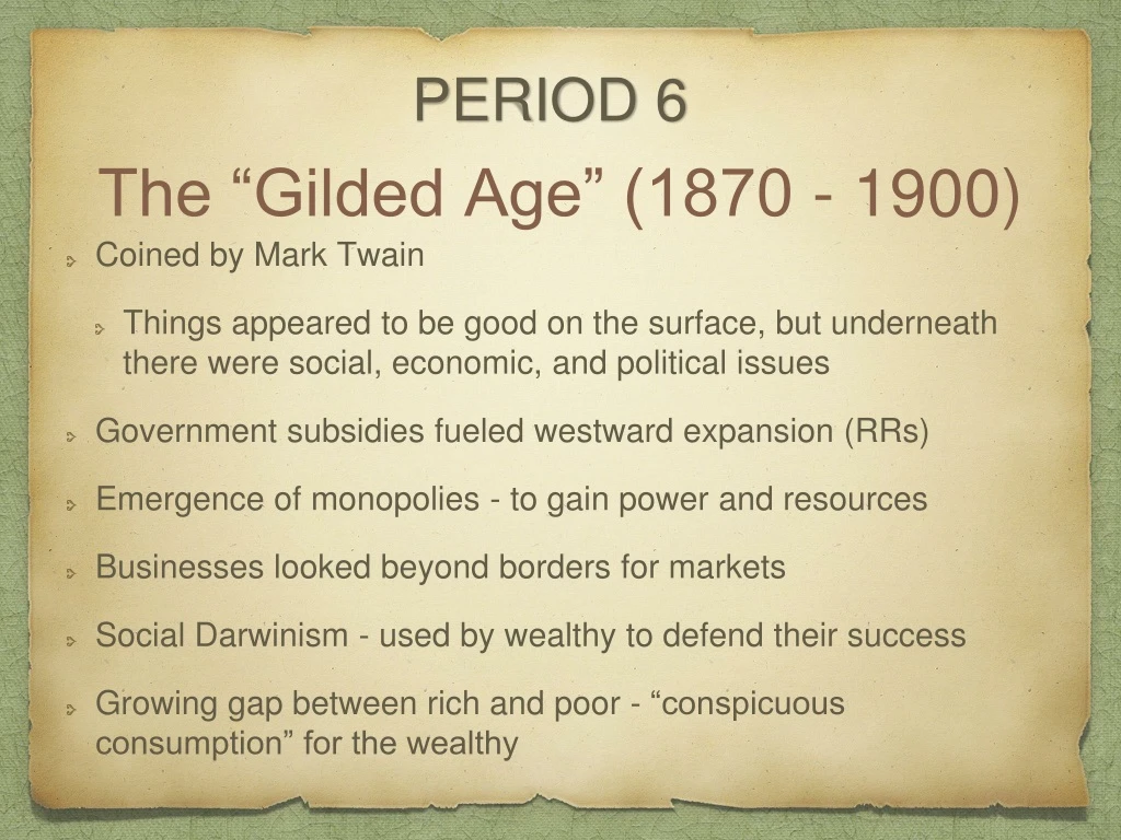 the gilded age 1870 1900