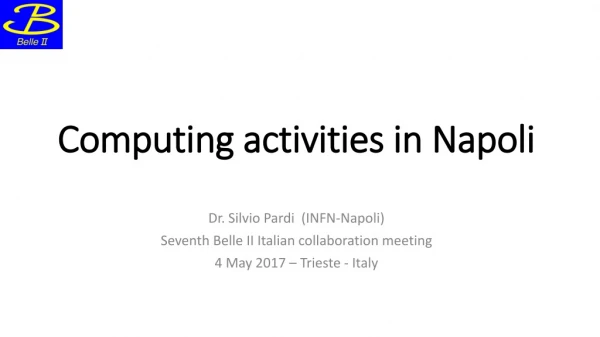 Computing activities in Napoli
