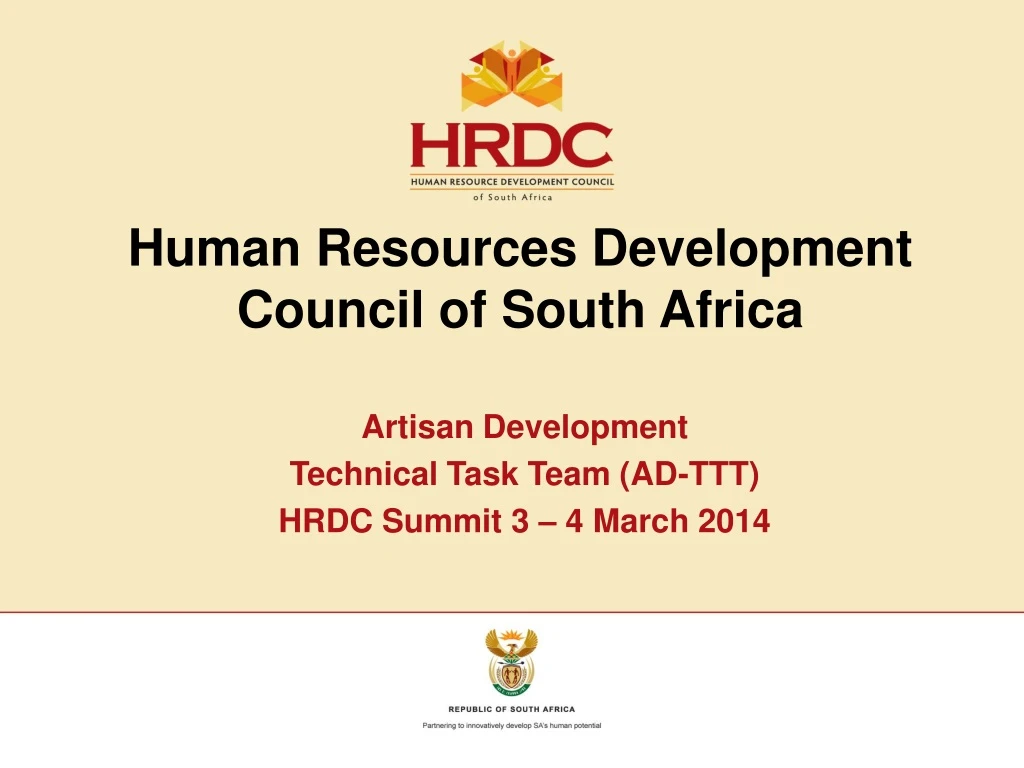 human resources development council of south africa