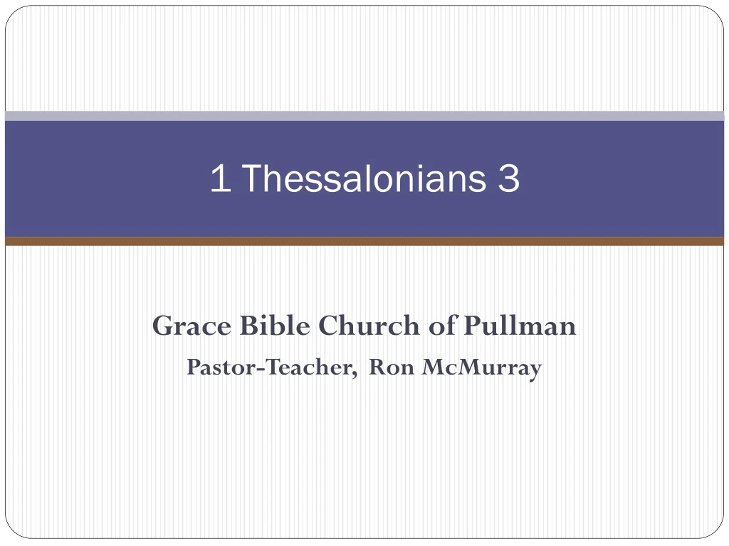 1 thessalonians 3