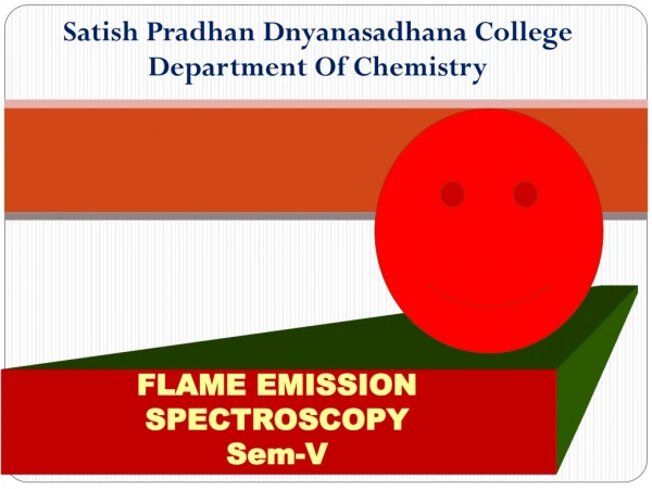 Satish Pradhan Dnyanasadhana College Department Of Chemistry