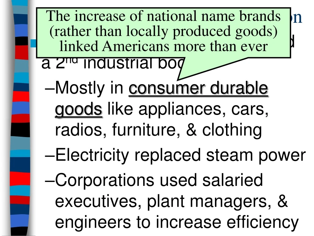 the second industrial revolution