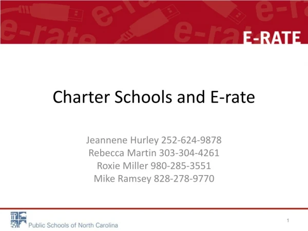 Charter Schools and E-rate