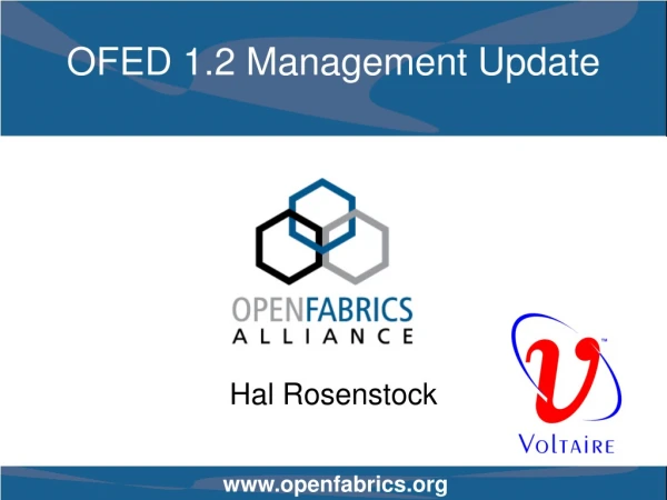 OFED 1.2 Management Update